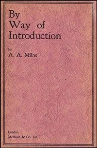 By Way of Introduction