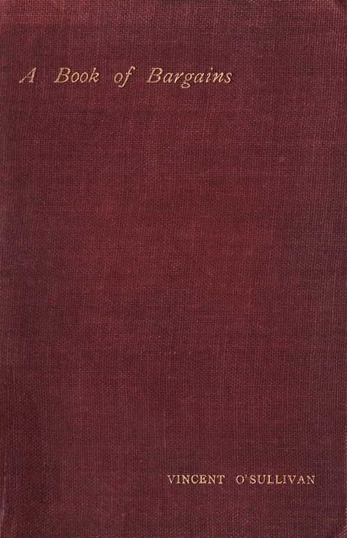 A Book of Bargains