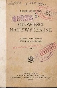 Opowieści nadzwyczajne, tom I