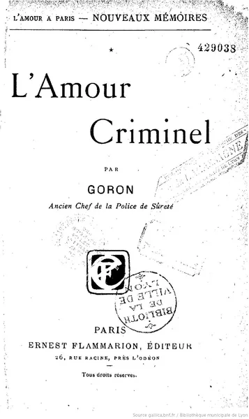 L'Amour Criminel