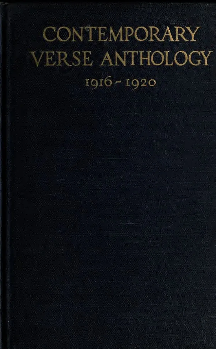 Contemporary verse anthology 1916-1920