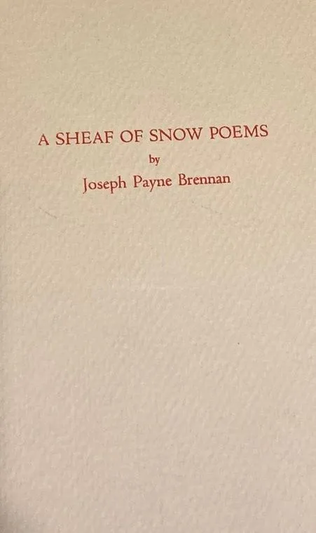 A Sheaf of Snow Poems