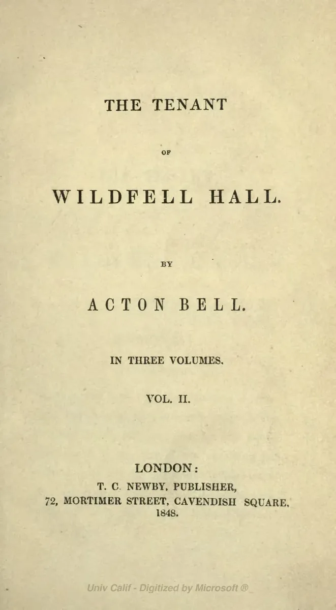 The Tenant of Wildfell Hall