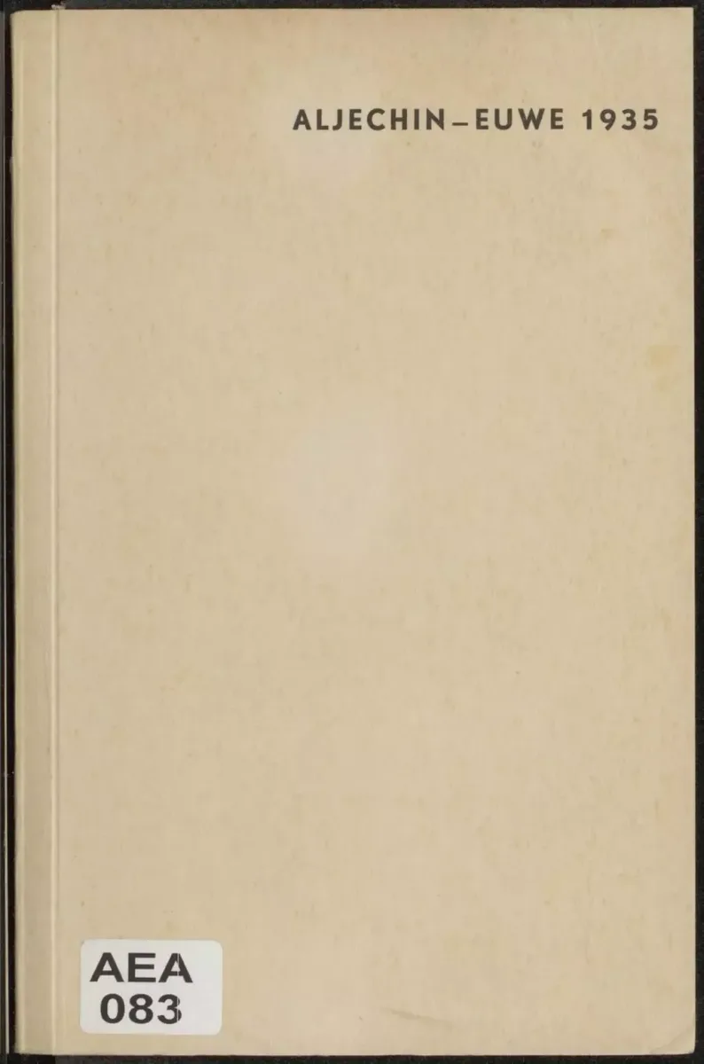 Aljechin - Euwe 1935