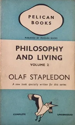 Philosophy and Living. Volume II