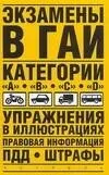 Экзамены в ГАИ. Категории."A", "B", "C", "D": упражнения в иллюстрациях: правовая информация  ПДД. Штрафы