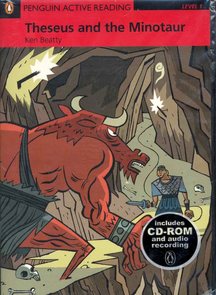 Theseus and the Minotaur. Level 1 / (+1CD) (мягк) (Penguin Active Reading) (Includes CD-ROM and audio recording). Beatty K. (Британия ИЛТ)