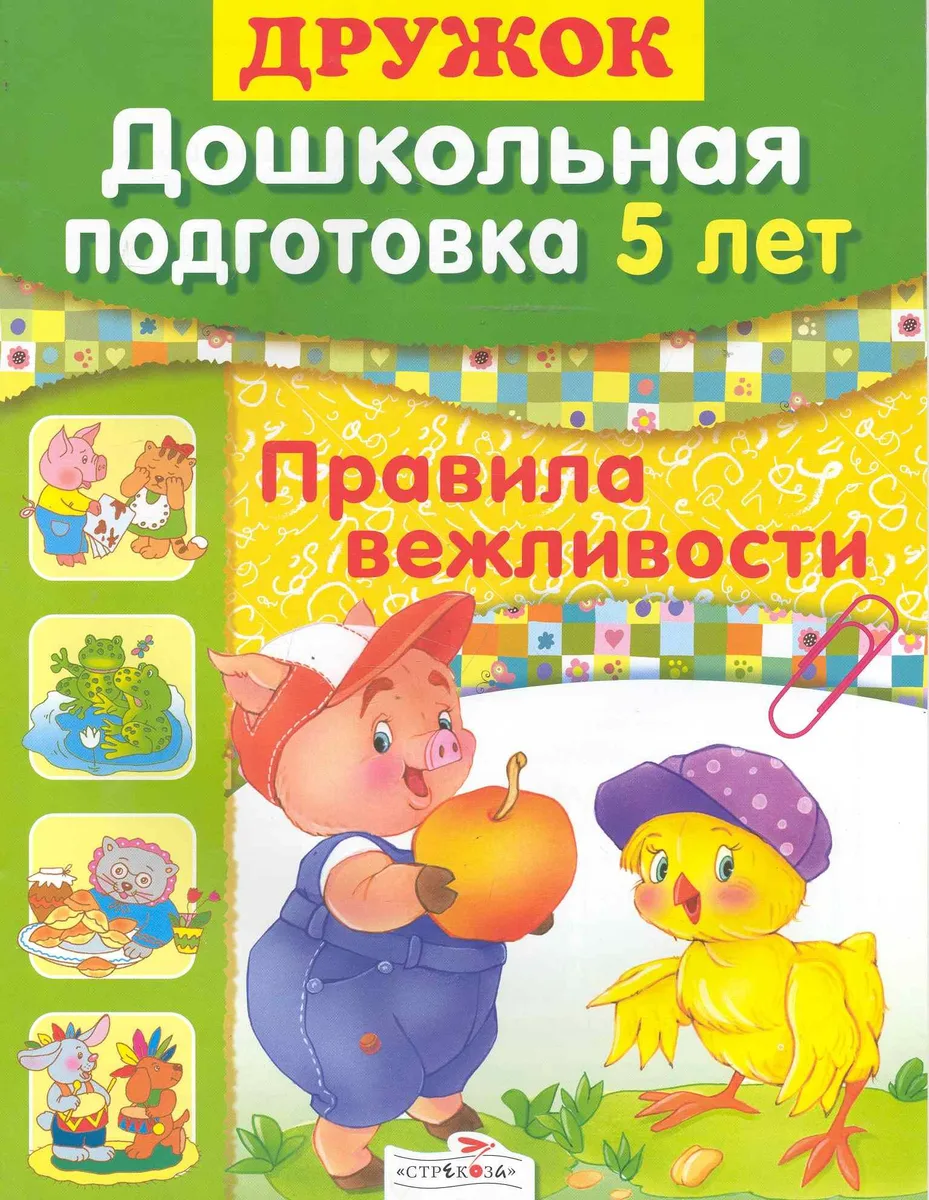 Дошкольная подготовка. 5 лет: Правила вежливости