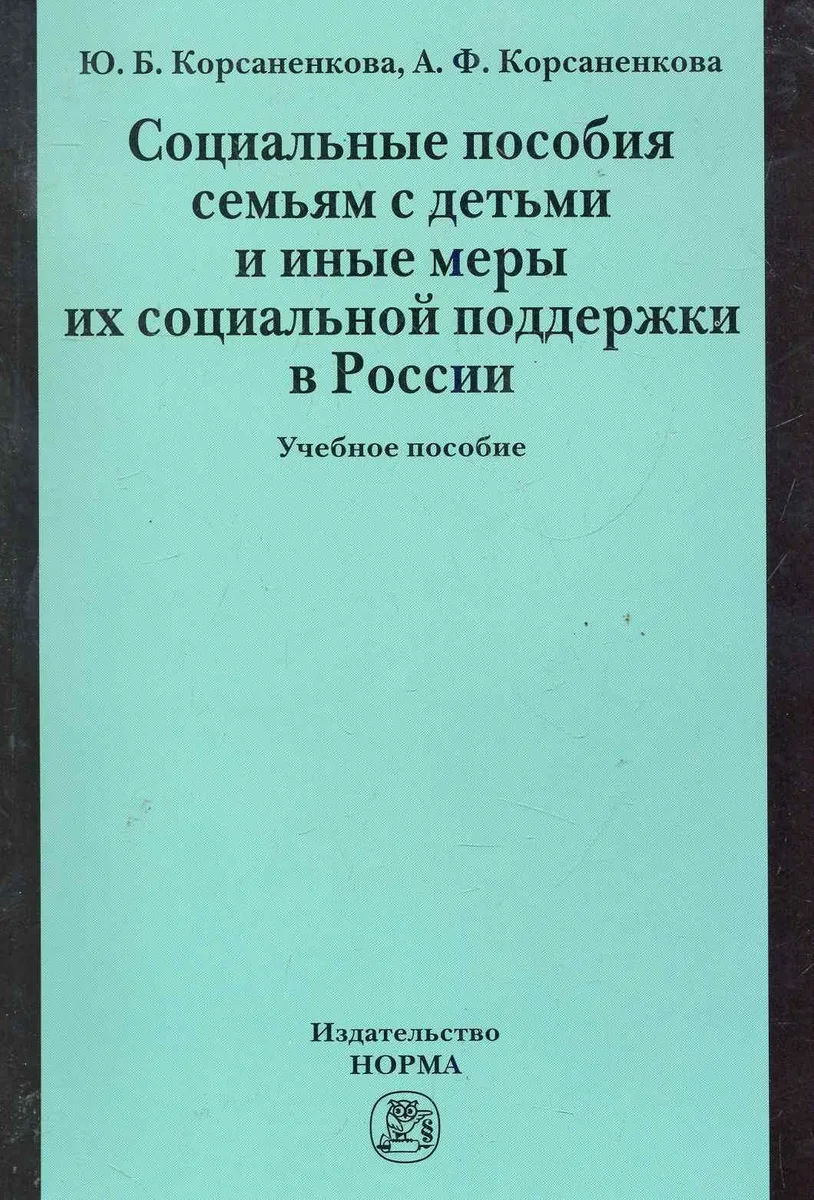 Социальные пособия семьям с детьми и иные меры их социальной поддержки в России: Учебное пособие