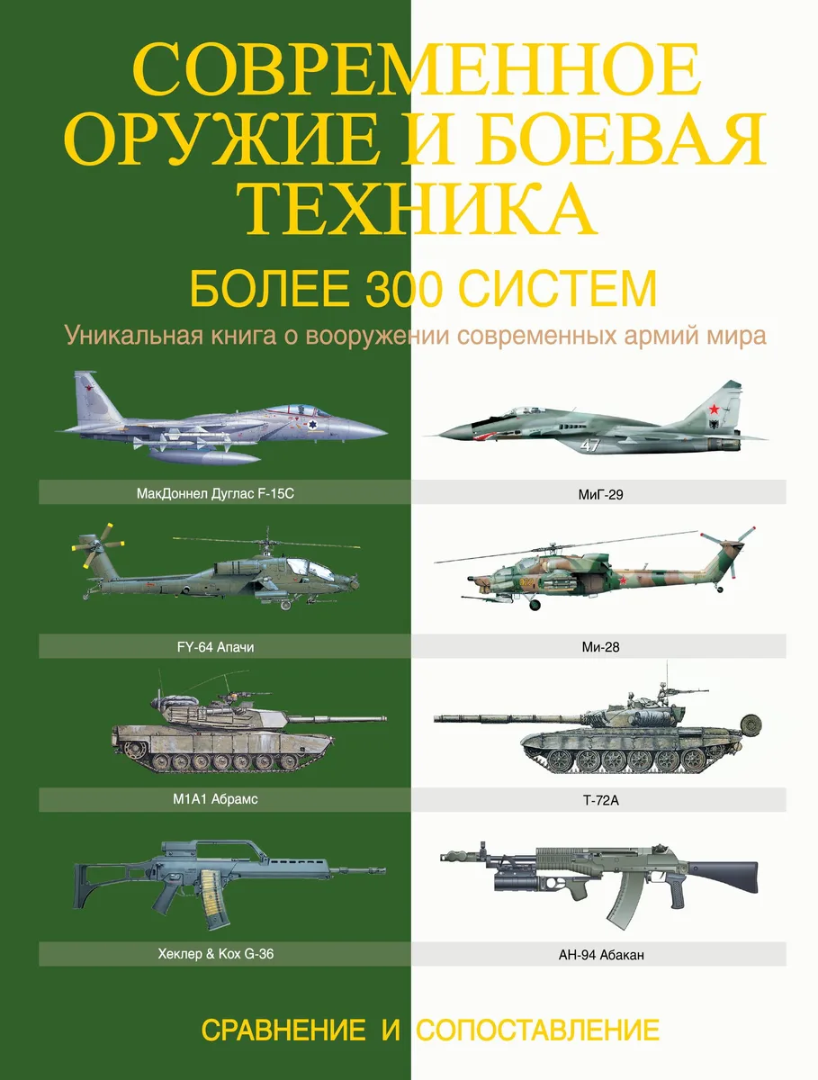 Современное оружие и боевая техника. Более 300 систем. Сравнение и сопоставление