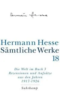 Band 18. Die Welt im Buch 3