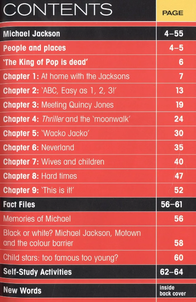 Level 3: Michael Jackson biography (book+ AUDIO CD)