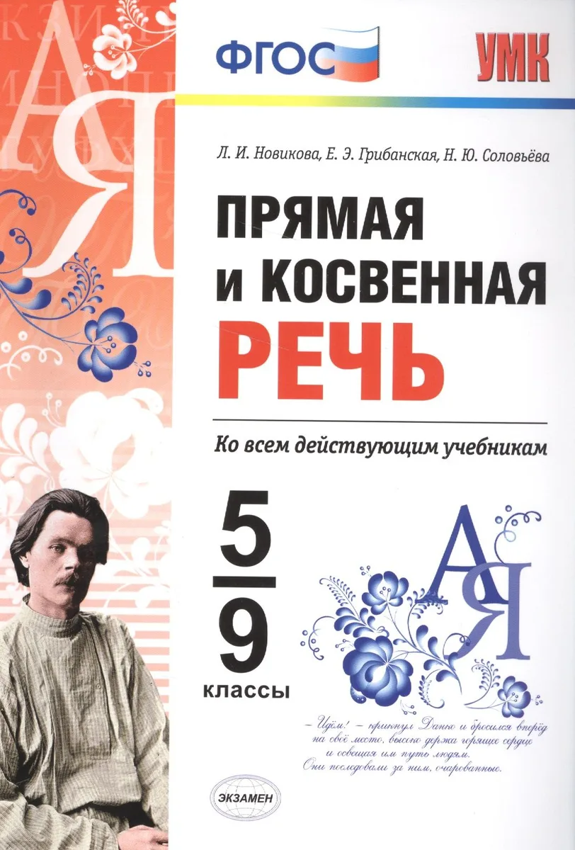 Прямая и косвенная речь. 5-9 классы. Ко всем действующим учебникам. ФГОС