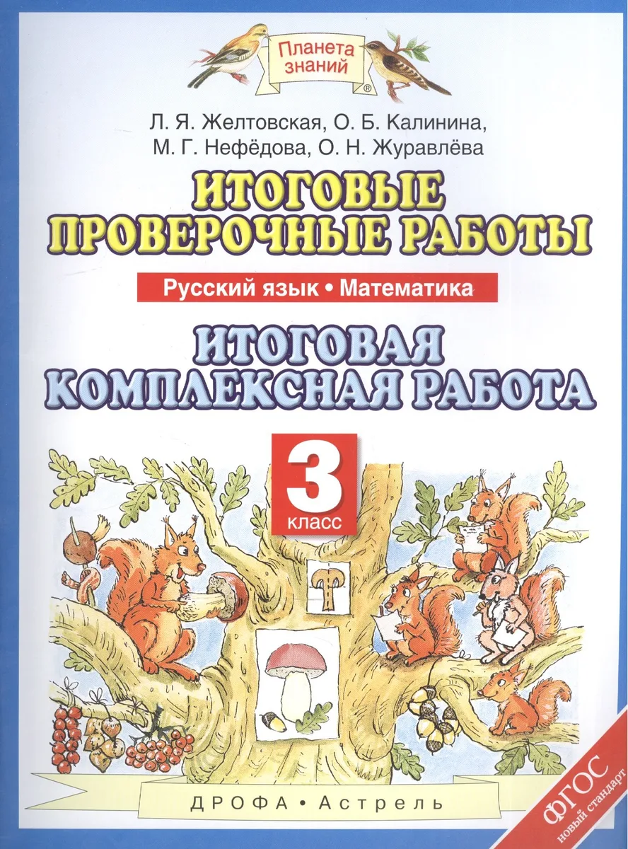Русский язык. Математика. 3 класс. Итоговые проверочные работы. Итоговая комплексная работа
