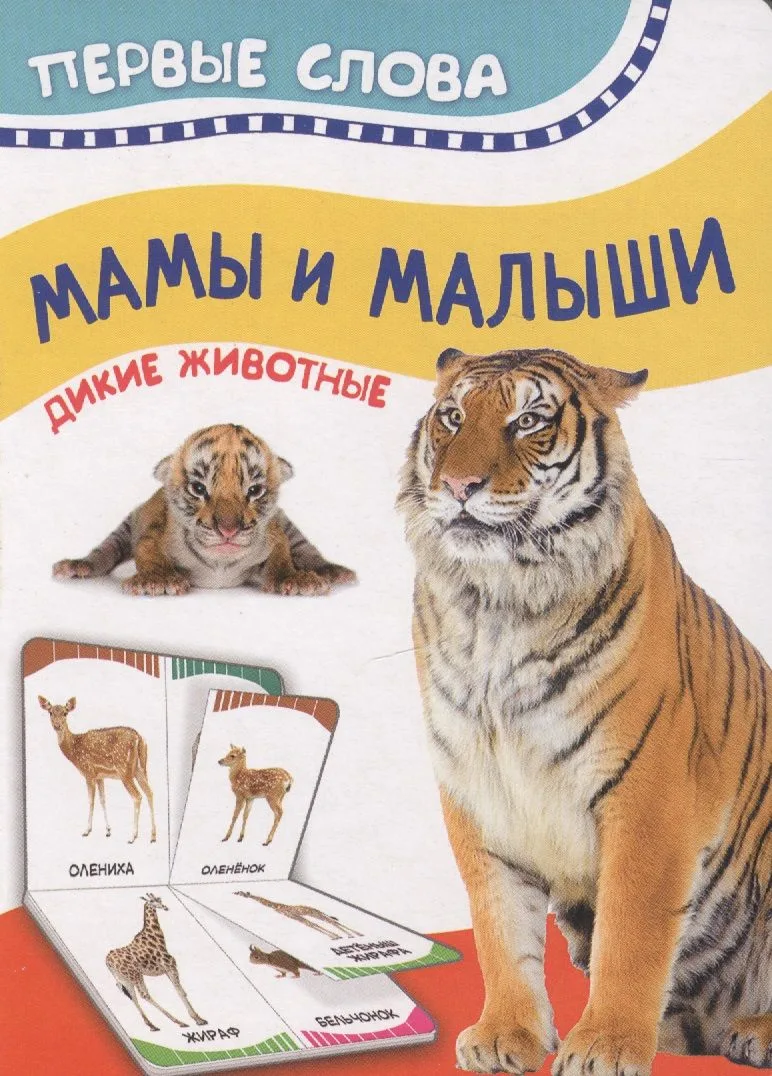 Мамы и малыши. Дикие животные. Первые слова