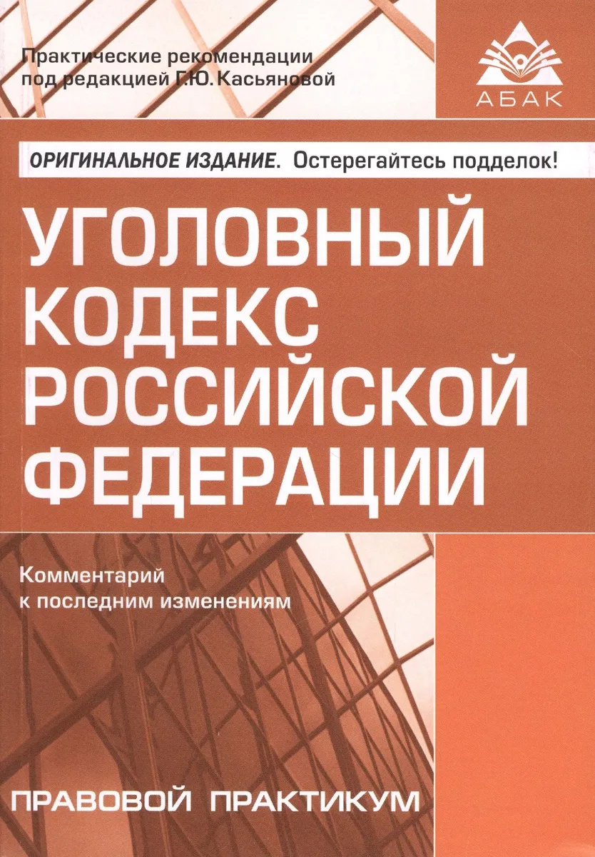 Уголовный кодекс РФ. Комментарий к последним изменениям.