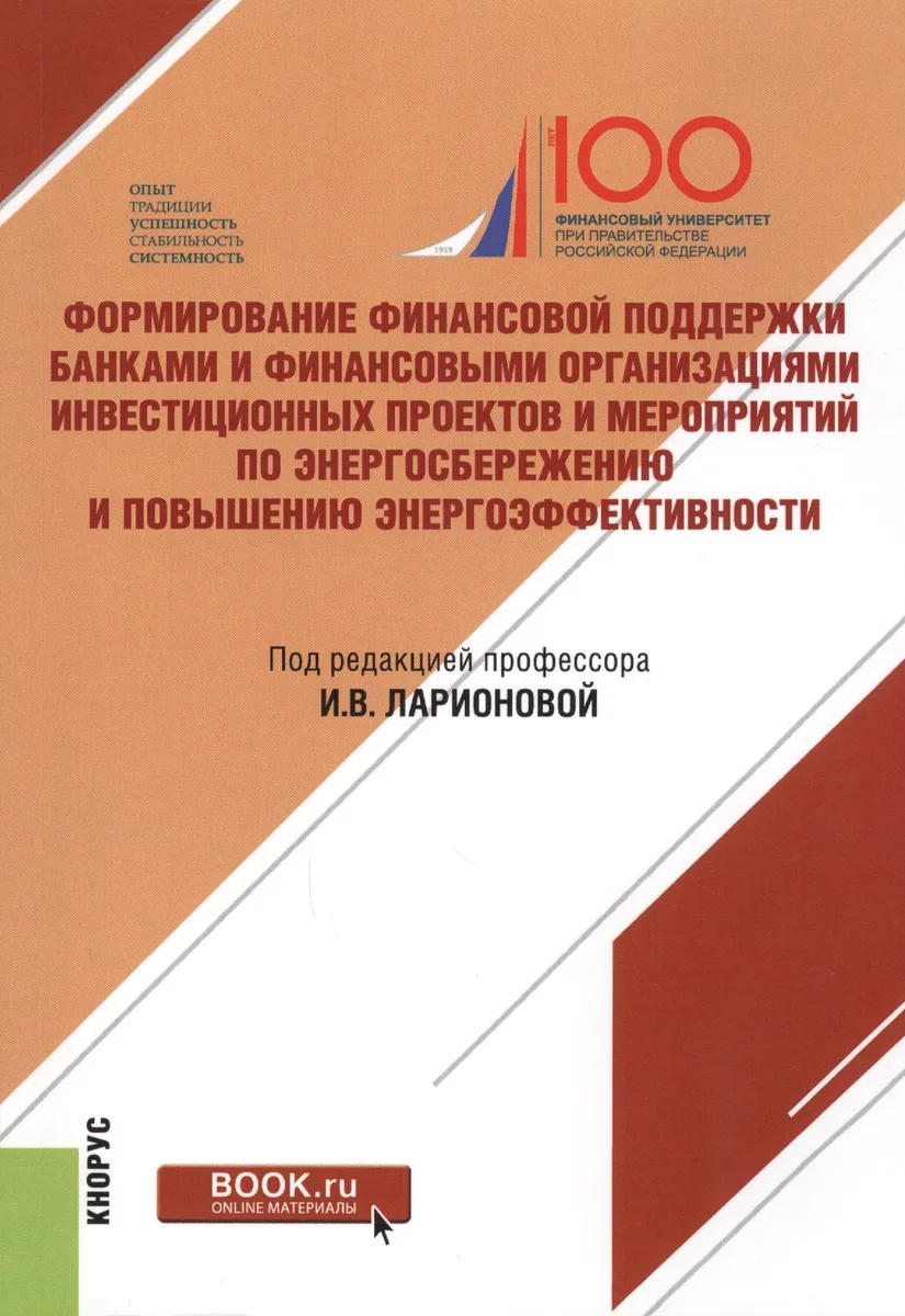 Формирование финансовой поддержки банками и финансовыми организациями инвестиционных проектов и мероприятий по энергосбережению и повышению энергоэффективности. Монография