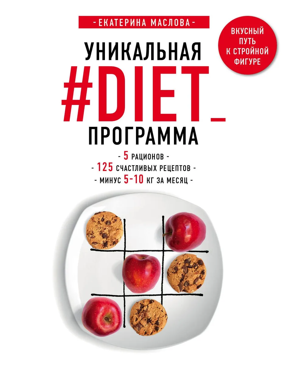 Уникальная #DIET_программа. 5 рационов. 125 счастливых рецептов. Минус 5-10 кг за месяц