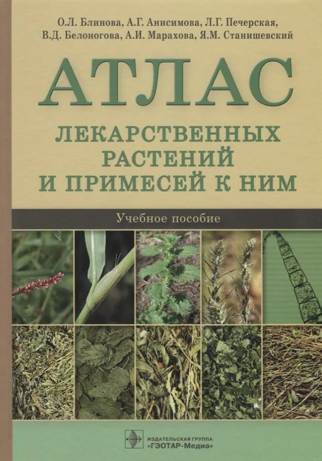Атлас лекарственных растений и примесей к ним. Учебное пособие