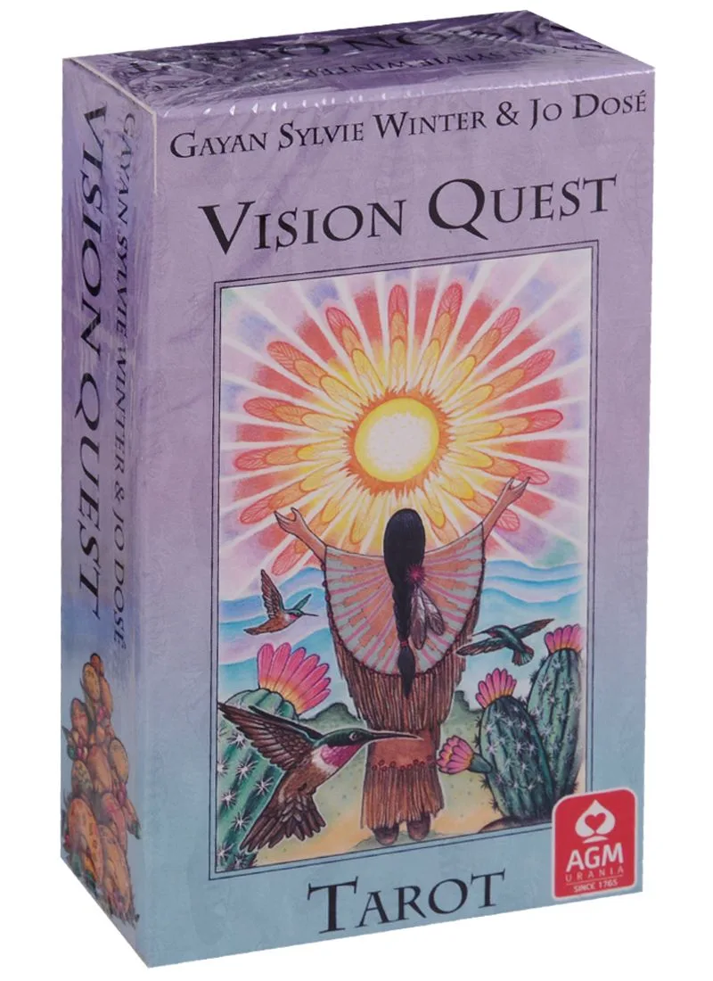 Таро Аввалон, Vision Quest Tarot Таро Поиск откровения (карты+инструкция на англ. яз.) (коробка) (ПИ)
