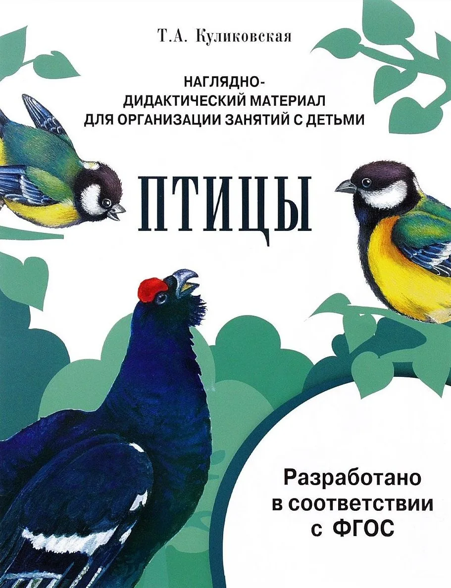 Мир вокруг нас. Наглядно-дидактический материал. Птицы