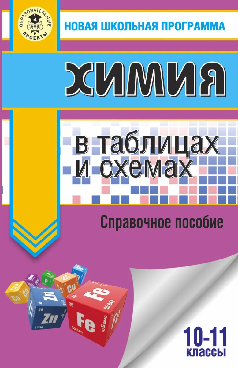 Химия в таблицах и схемах для подготовки. 10-11 класы. Справочное пособие