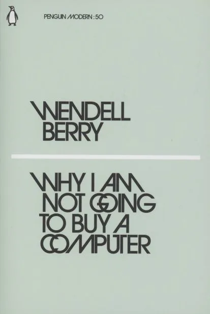 Why I Am Not Going to Buy a Computer